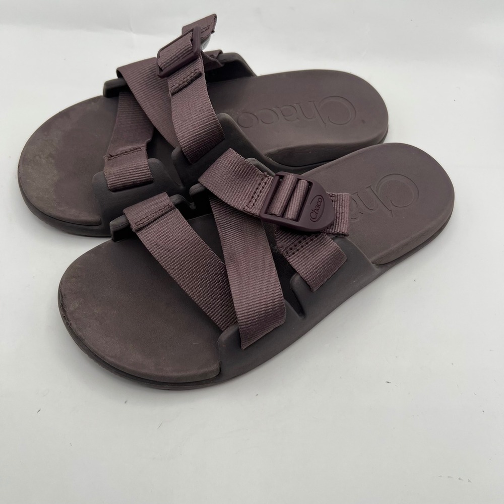 Chaco Chillos Slide Sandals Womens Mauve Purple Adjustable Straps Sport Shoes 8